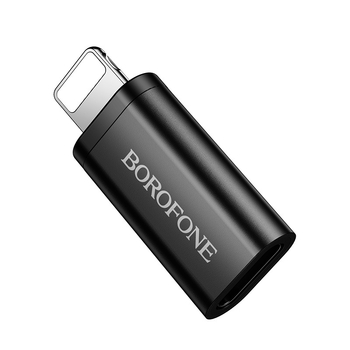 BOROFONE BV26A adaptor reîncărcabil de la iP masculin la Type-C feminin
