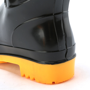Унисекс защитни гумени ботуши до коляното в стил Оксфорд — водоустойчиви, масло- и киселинно/алкално устойчиви, корозионно устойчиви и с противохлъзгаща подметка; подходящи за строителство, минно дело, химическа индустрия, хранително производство, научни и