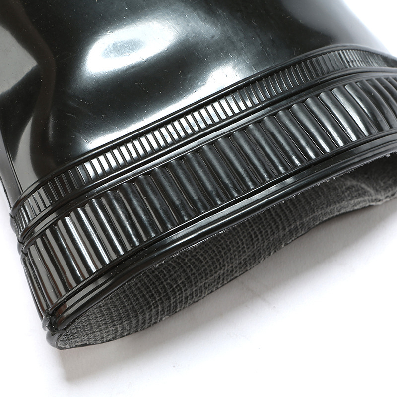 Унисекс защитни гумени ботуши до коляното в стил Оксфорд — водоустойчиви, масло- и киселинно/алкално устойчиви, корозионно устойчиви и с противохлъзгаща подметка; подходящи за строителство, минно дело, химическа индустрия, хранително производство, научни и