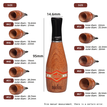 Στόμιο για πούρα με φίλτρο — φορητό ξύλινο σώμα, κυκλοφορικό φιλτράρισμα, πολλαπλοί διαμέτροι, διαθέσιμη παραμετροποίηση