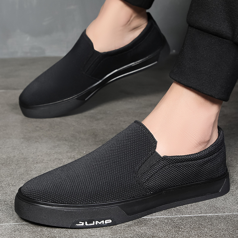 Platnene Slip-On tenisice bez vezica - prozračne, lagane, protuklizni potplat, PU ulošak