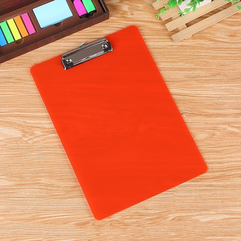 Klip za ploču od PP plastike, čvrst dvostruki klip, za A4 mape, debljina ploče 1,3 mm