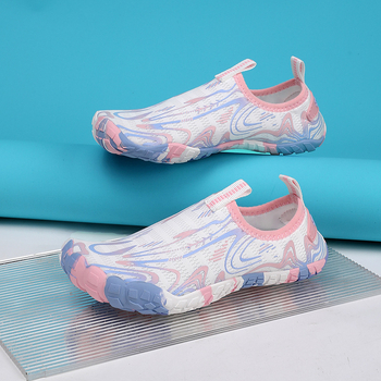 Unisex vodene cipele za ljeto — Velcro zatvarač, protuklizna gumena potplat, prozračna mrežasta unutrašnjost, brzo sušeće, niski profil