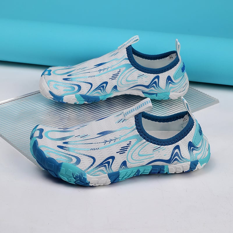 Unisex vodene cipele za ljeto — Velcro zatvarač, protuklizna gumena potplat, prozračna mrežasta unutrašnjost, brzo sušeće, niski profil