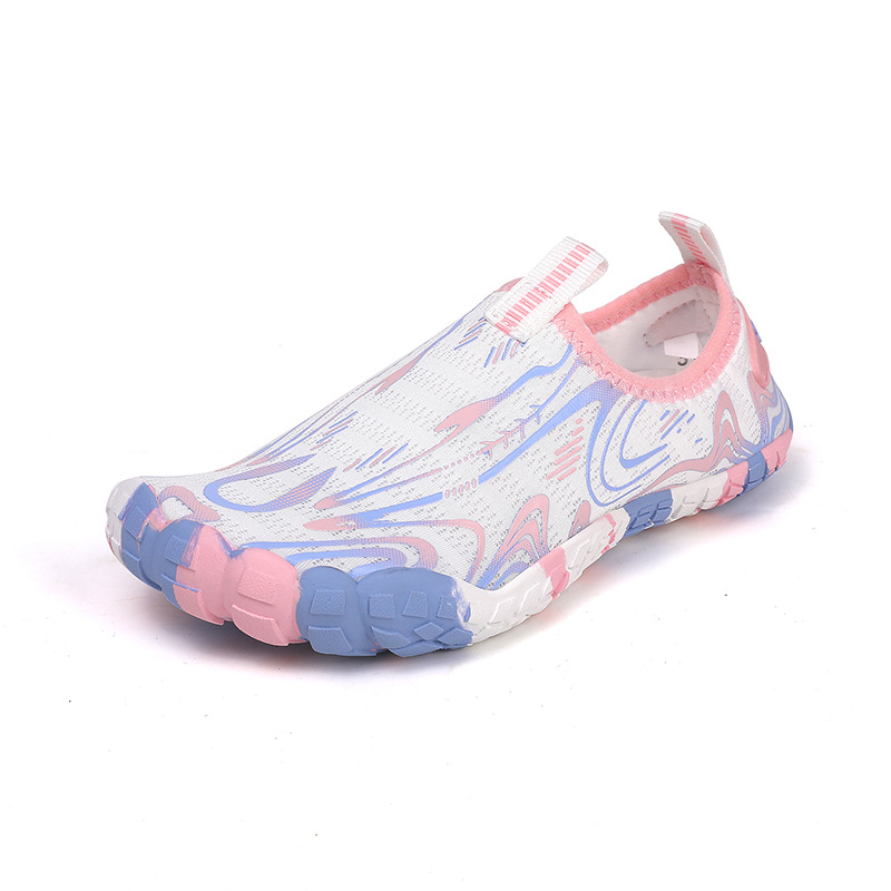 Unisex vodene cipele za ljeto — Velcro zatvarač, protuklizna gumena potplat, prozračna mrežasta unutrašnjost, brzo sušeće, niski profil