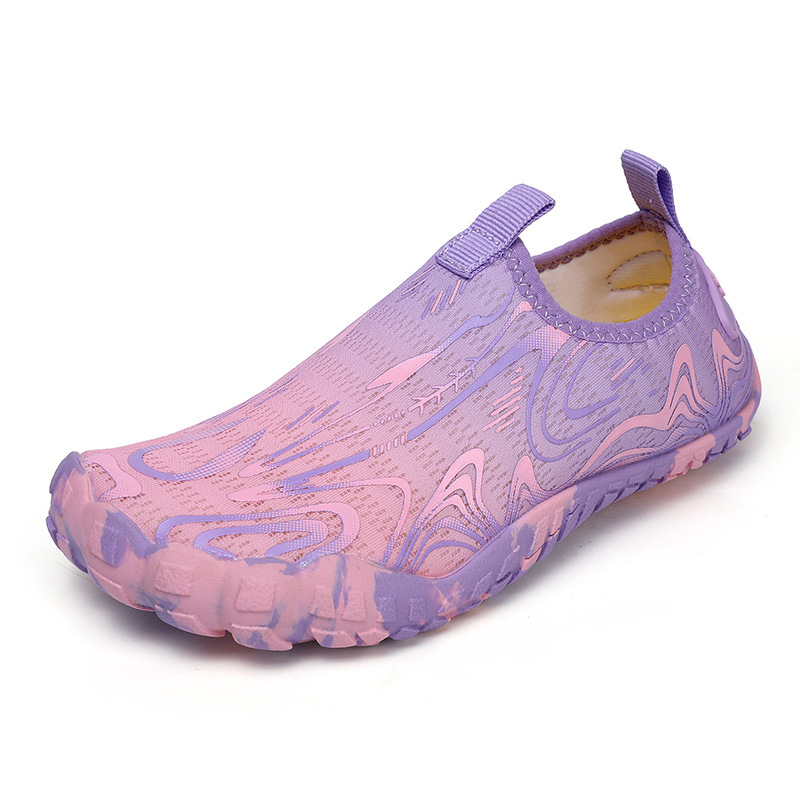 Unisex vodene cipele za ljeto — Velcro zatvarač, protuklizna gumena potplat, prozračna mrežasta unutrašnjost, brzo sušeće, niski profil