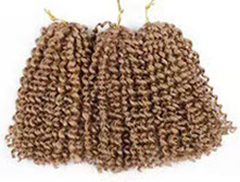 8/10/12-inčne Marlybob Crochet Hair sintetička duga kovrčava perika pahuljasta