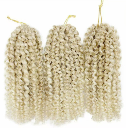 8/10/12-inčne Marlybob Crochet Hair sintetička duga kovrčava perika pahuljasta