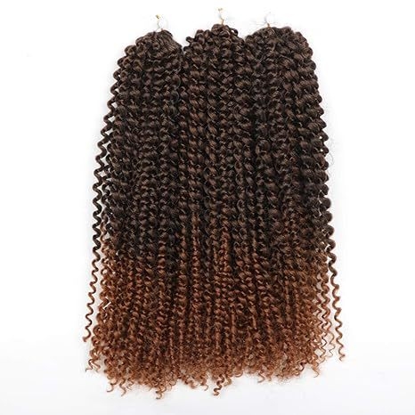8/10/12-inčne Marlybob Crochet Hair sintetička duga kovrčava perika pahuljasta