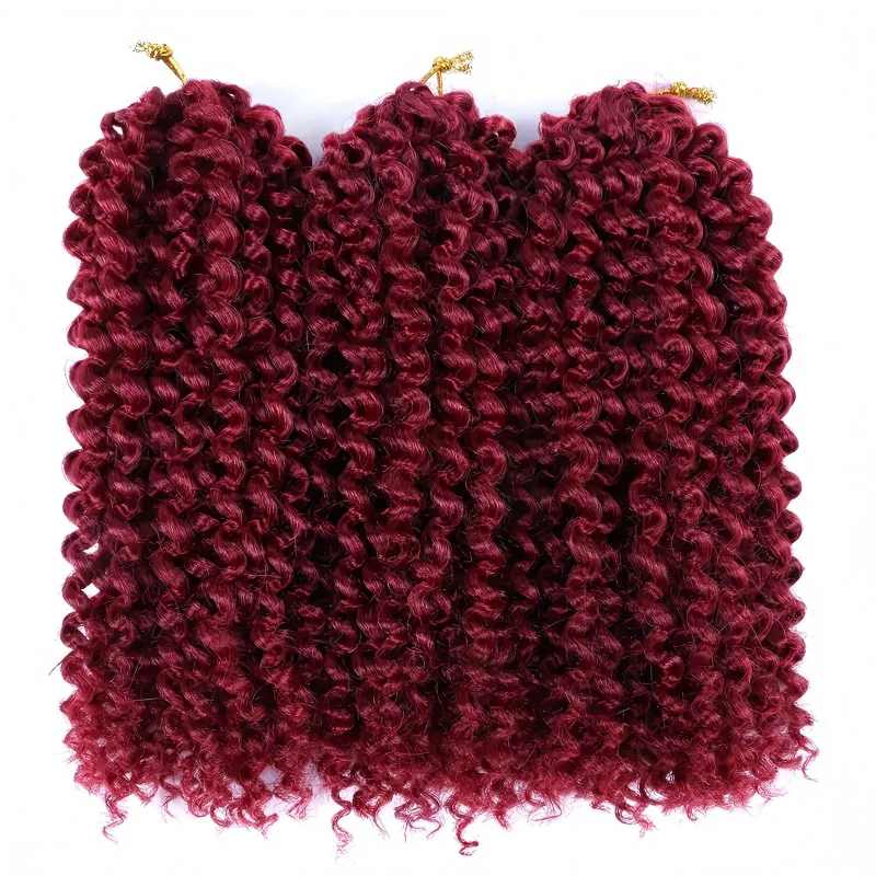 8/10/12-inčne Marlybob Crochet Hair sintetička duga kovrčava perika pahuljasta