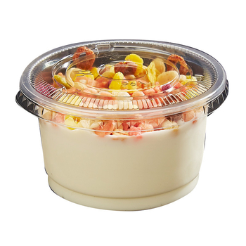 Emperor čaše za puding – jednokratne čaše za desert s poklopcem, kapacitet 201–300 ml, pogodne za puding, žele, jogurt, sladoled, mousse