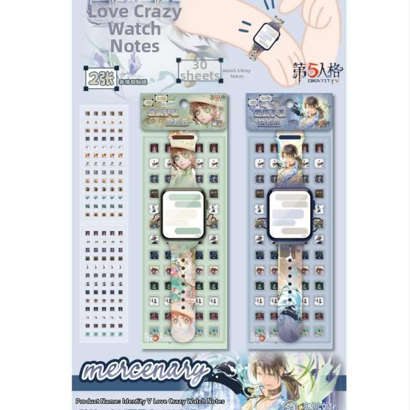 Anime-tematske bilješke nepravilnog oblika za WeChat stikere, model BLT-2850, marka ZhiChuang