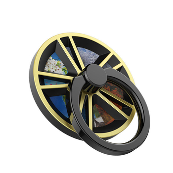 Suport cu inel pentru telefon iHod/hobby | Material: aliaj de zinc/alamă GB • Proces: placare electrolitică • Personalizare: disponibilă