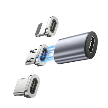 Gulfstream Magic Adapter — μαγνητικός αντάπτορας Android με τρεις εξόδους για smartphone, καθολική συμβατότητα
