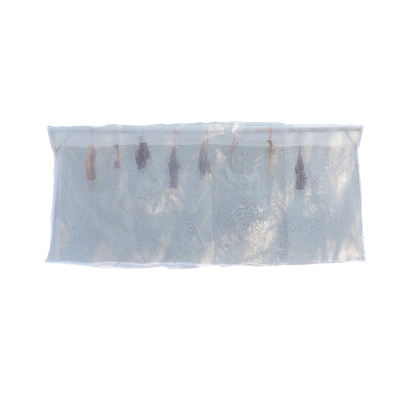 Kaixiu mreža za sušenje mesa s prozračnom mrežom; sklopiva i povlačna; jednodijelna mreža za sušenje; paket od 50 komada