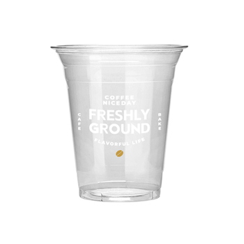 Jednokratna PET čaša za hladne napitke s poklopcem – plastična čaša za ponijeti s otiskom logotipa