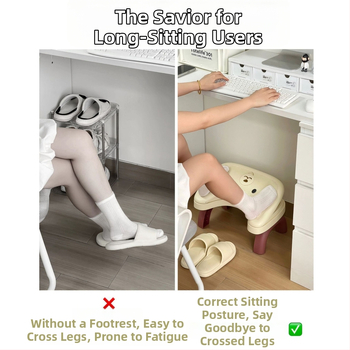 Podmetač za stopala ispod stola, plastični, jednostavan i moderan stil, lagana pjena punjenje, model 64564651