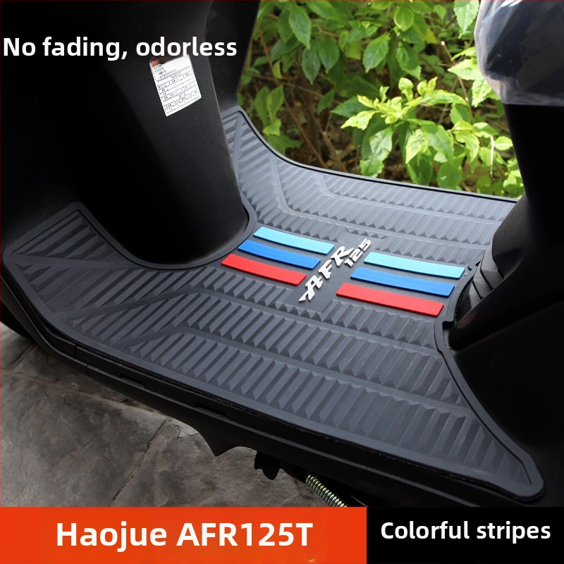 PU guma predná pedálová podložka pre Haojue AFR125 City Eagle HJ125T-27 motocykel