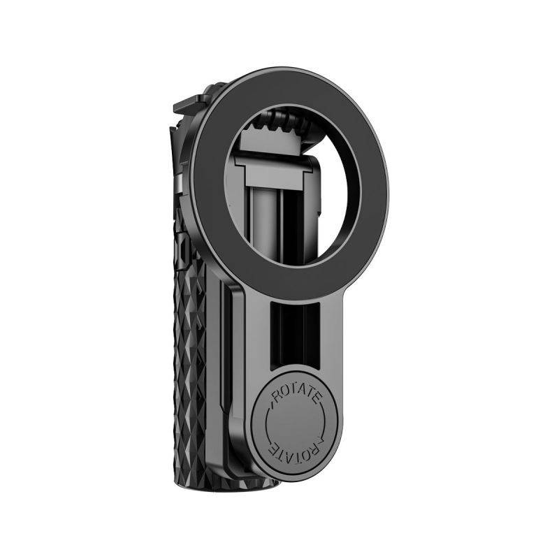 Selfie stick Bluetooth cu iluminare LED, model SF03A-MINI, din plastic, utilizare universală