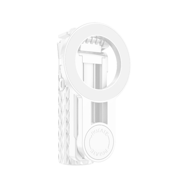 Selfie stick Bluetooth cu iluminare LED, model SF03A-MINI, din plastic, utilizare universală