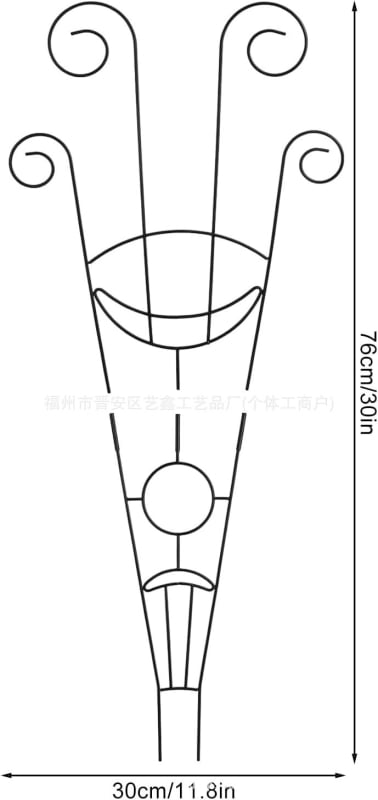 Suport pentru plante din oțel inoxidabil, cadru trellis pentru plante cățătoare, suport pentru ghivece, marca Yixin