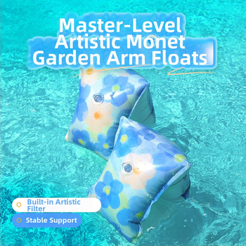 Detský plávací kruh s dizajnom pod pažuchou, hrubší ekologický PVC, potlač