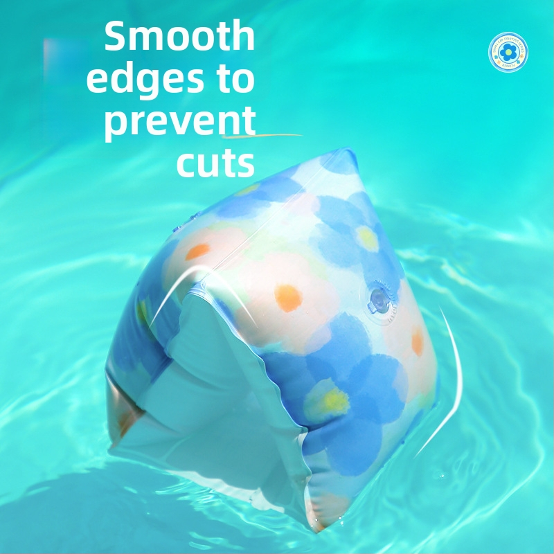 Detský plávací kruh s dizajnom pod pažuchou, hrubší ekologický PVC, potlač