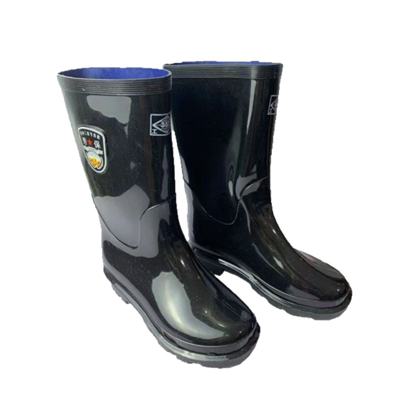 Cipele za kišu unisex, visok tubus, PVC gornji dio, gumeni potplat, protuklizno
