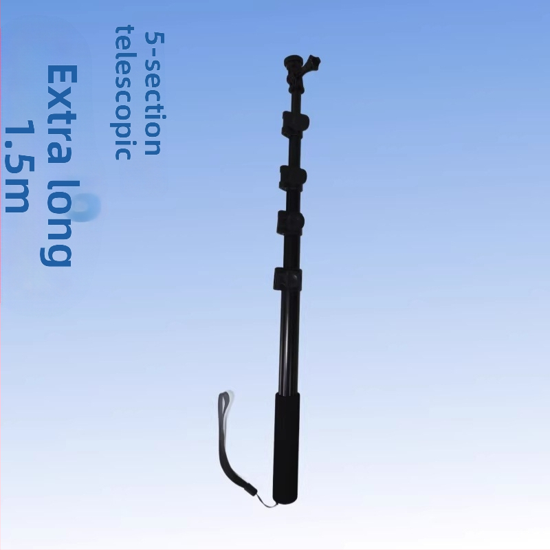 Teleskopický hliníkový stojan na selfie pre kempingový stan, nastaviteľné 2–5 sekcií, tlač loga k dispozícii