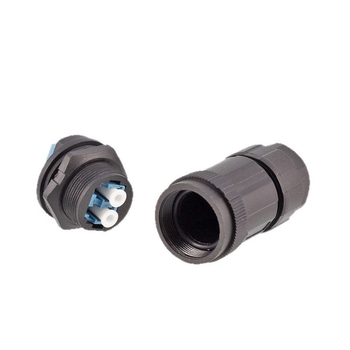 Външна оптична терминална кутия със SC-LC конектори, сигнален усилвател, IP67 водоустойчив, панелен монтаж, резбово заключване, >500 включвания