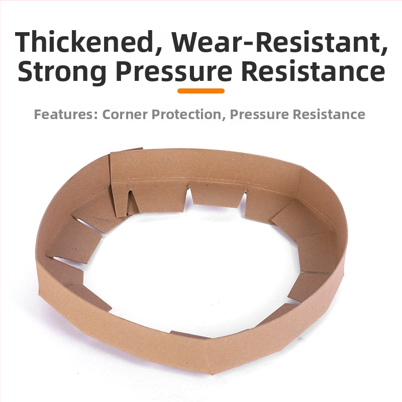 Kraft papírból készült körbefogó sarokvédő, körülölelő, megerősített, testreszabható