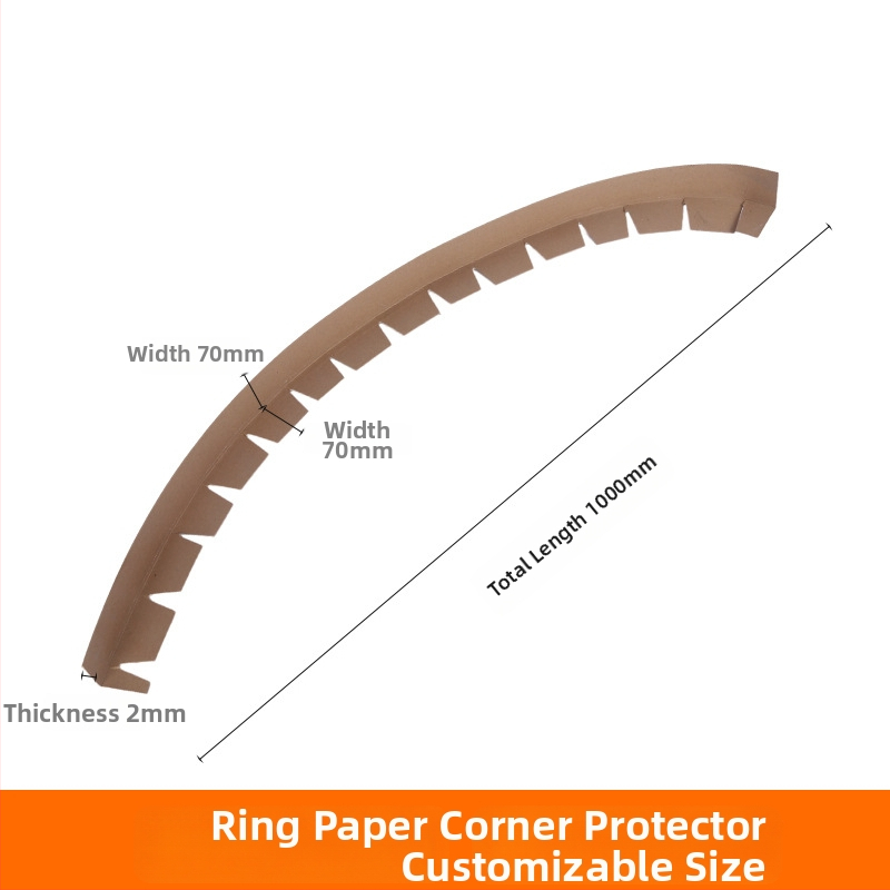 Kraft papírból készült körbefogó sarokvédő, körülölelő, megerősített, testreszabható