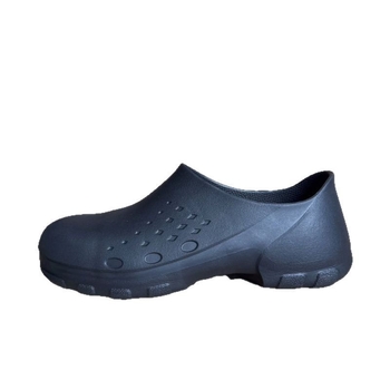 Pantofi bucătar bărbați, partea superioară din plastic, glezna joasă, vârf rotund, fără căptușeală