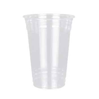 Jednokratna PET čaša za kavu i mliječni čaj s poklopcem, kapacitet 401–500 ml, kružnog oblika, otisnuto logo, mogućnost prilagodbe