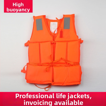 Záchranná vesta pre dospelých aj deti, profesionálna prenosná vesta na rybárske člny a šnorchlovanie, z hrubého Oxford materiálu.