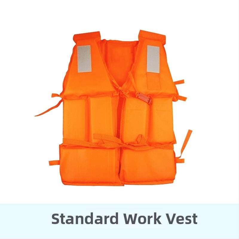 Záchranná vesta pre dospelých aj deti, profesionálna prenosná vesta na rybárske člny a šnorchlovanie, z hrubého Oxford materiálu.