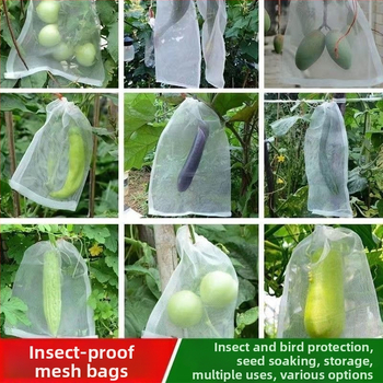 Нейлонова мрежеста торбичка за плодове – лека, дишаща, модел Fcd-yjj0407, марка Neck strength, многоцелево използване