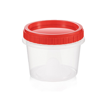 Miniso jednokratna posuda za juhu s okretljivim poklopcem, okrugla PP posuda, 401–500 ml, sigurna u mikrovalnoj, prilagodljiva uz logo