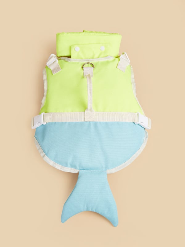 BONAPET Σωσίβιο για σκύλους με σχέδιο θωρακικά-πλάτης, Oxford ύφασμα, αποσπώμενο κολάρο για επιπλέον πλευστότητα