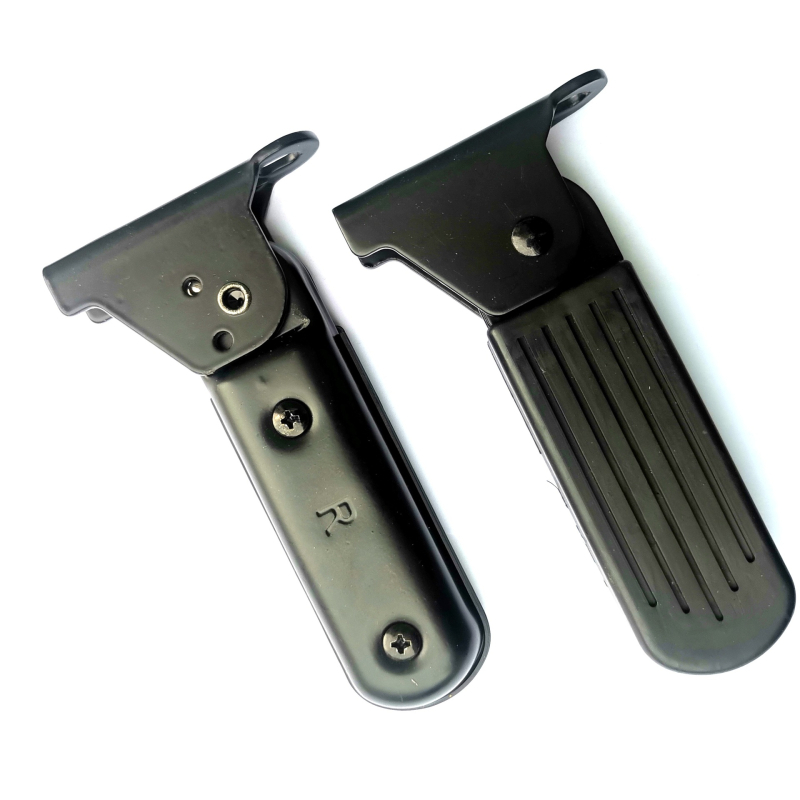 Prednja potpora za stopala za električno vozilo, model 102, čelik, sklopiva, marka yanjun