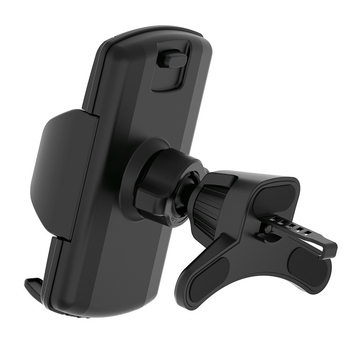 Държач за телефон за автомобил с едноръчно управление, заключване с едно кликване, гравитационно захващане, монтаж на въздуховод, универсална съвместимост