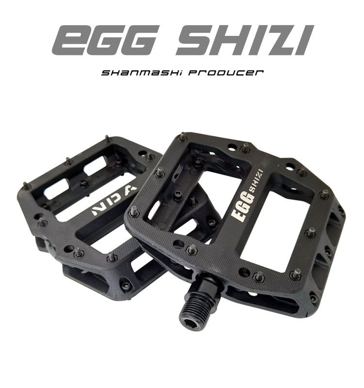 EGGSHIZI pedala za bicikl od najlonskog vlakna, ravna i široka za brdske bicikle – izdržljiva, model DNA, univerzalna kompatibilnost