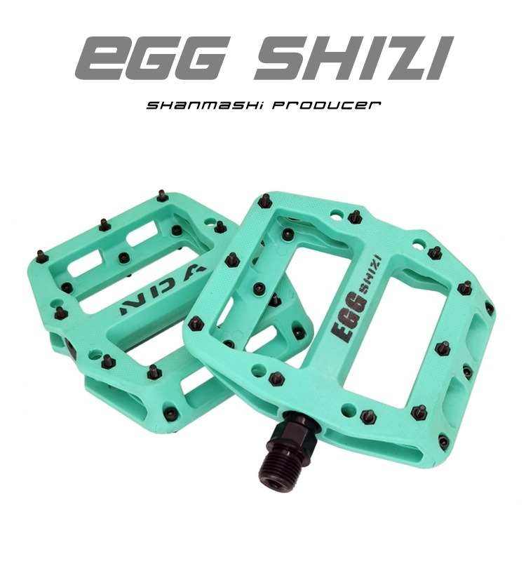 EGGSHIZI pedala za bicikl od najlonskog vlakna, ravna i široka za brdske bicikle – izdržljiva, model DNA, univerzalna kompatibilnost