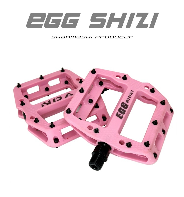 EGGSHIZI pedala za bicikl od najlonskog vlakna, ravna i široka za brdske bicikle – izdržljiva, model DNA, univerzalna kompatibilnost