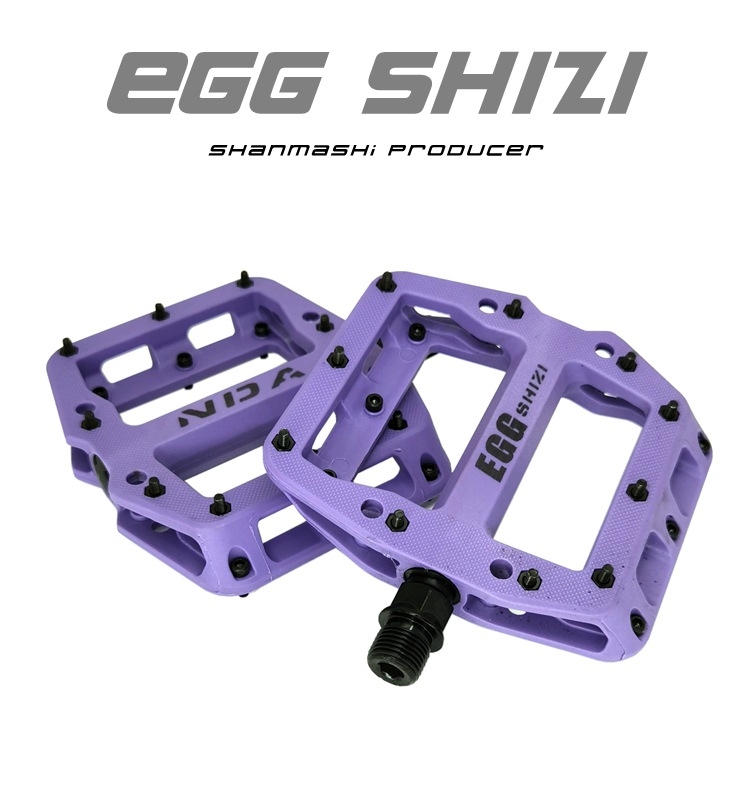 EGGSHIZI pedala za bicikl od najlonskog vlakna, ravna i široka za brdske bicikle – izdržljiva, model DNA, univerzalna kompatibilnost