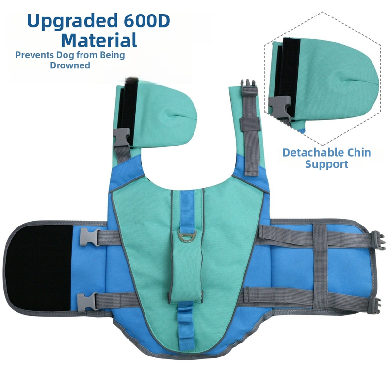 Σωσίβιο για σκύλους, πολυεστέρας, ανακλαστικά ραφές, ανθεκτικό στη σχίσιμο, στυλ χαλάρωσης