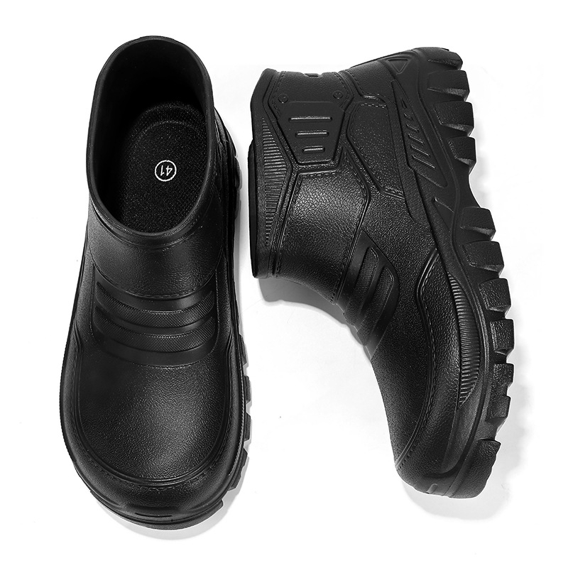 Nepropusne slip-on radne cipele, EVA gornji dio, gumeni potplat, okrugli vrh, srednja visina čizme