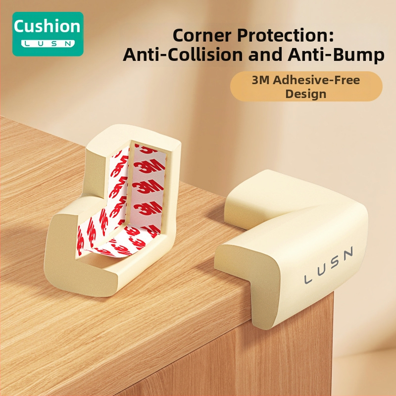 Бебешки предпазни ъглови протектори за маси, меки противоударни защити за прав ъгъл