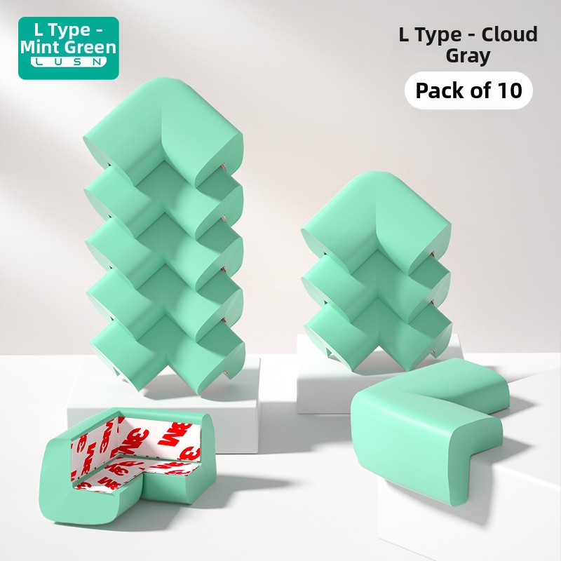 Бебешки предпазни ъглови протектори за маси, меки противоударни защити за прав ъгъл