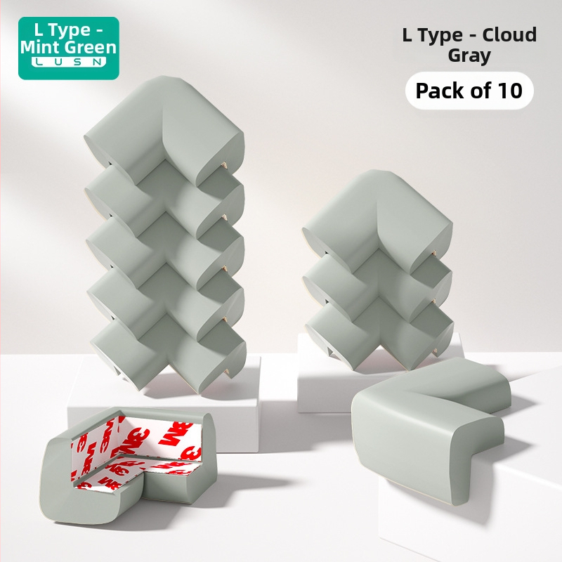 Бебешки предпазни ъглови протектори за маси, меки противоударни защити за прав ъгъл